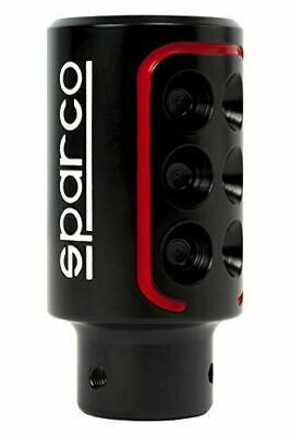 POMELLO CAMBIO SPARCO CORSE NERO ROSSO IN ALLUMINIO CAMBIO NORMALE