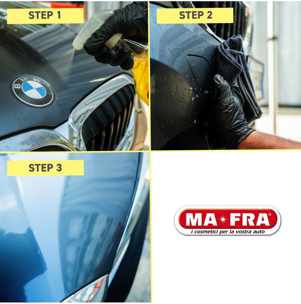 RIMUOVI INSETTI RESIDUI VOLATILI AUTO MOTO CUPOLINO CASCO MAFRA PROFESSIONALE KILLER