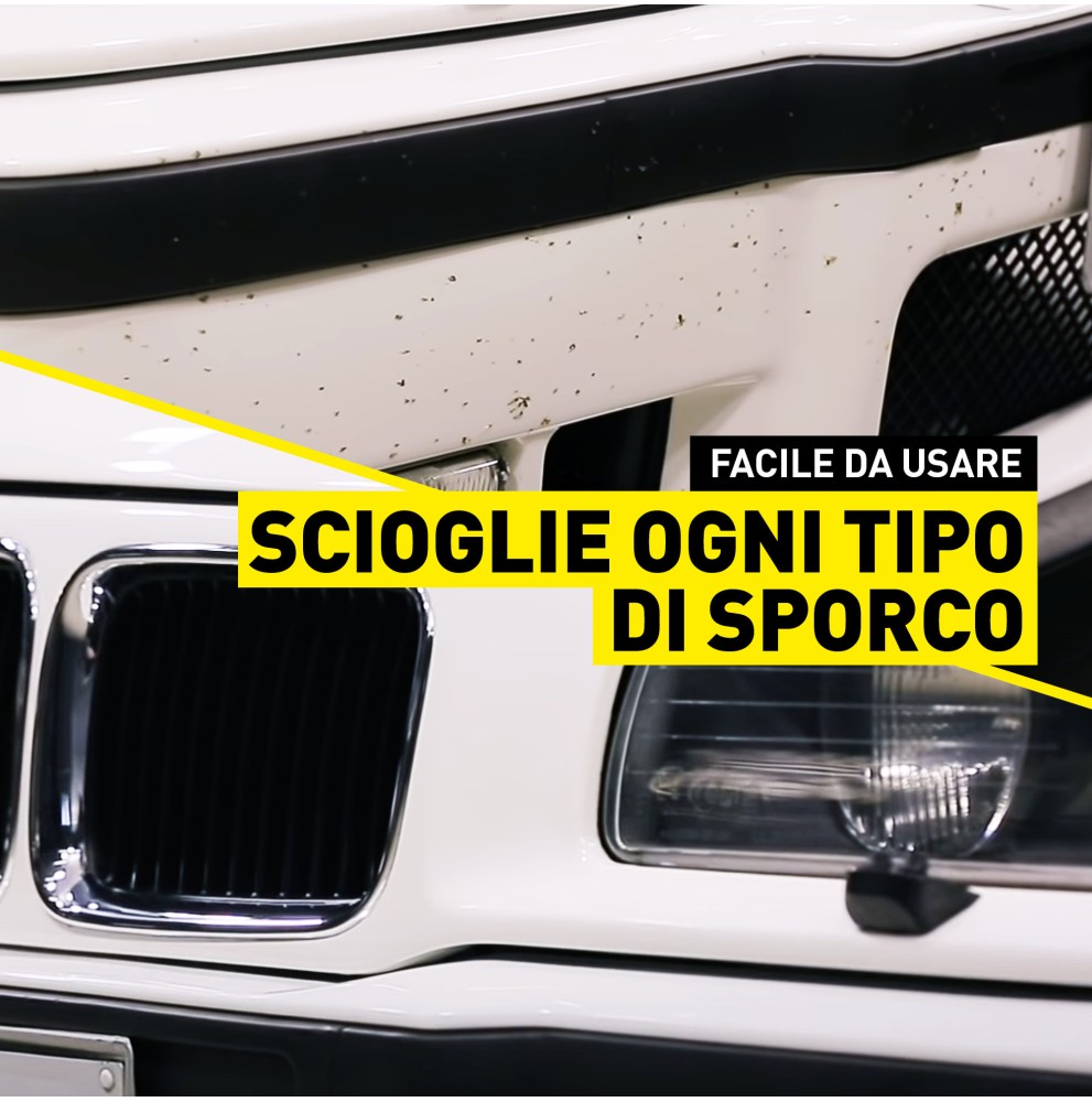 RIMUOVI INSETTI RESIDUI VOLATILI AUTO MOTO CUPOLINO CASCO MAFRA PROFESSIONALE KILLER