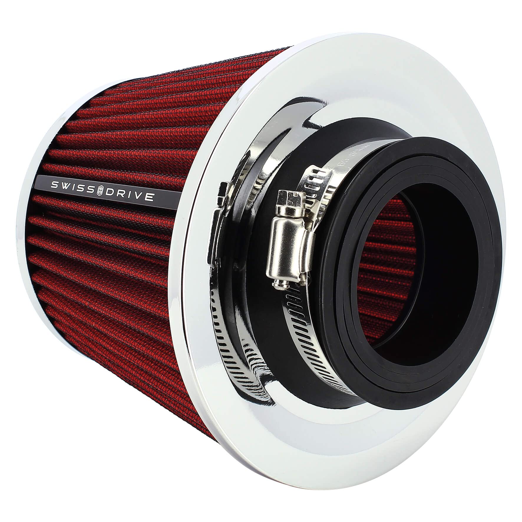 FILTRO ARIA A CONO ROSSO ASPIRAZIONE DIRETTA SUMEX Adattatori 60-65-70-77 mm FUNGO