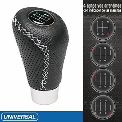 POMELLO LEVA CAMBIO NERO BIANCO RACING SPORT ADESIVO MARCE INTERCAMBIABILI