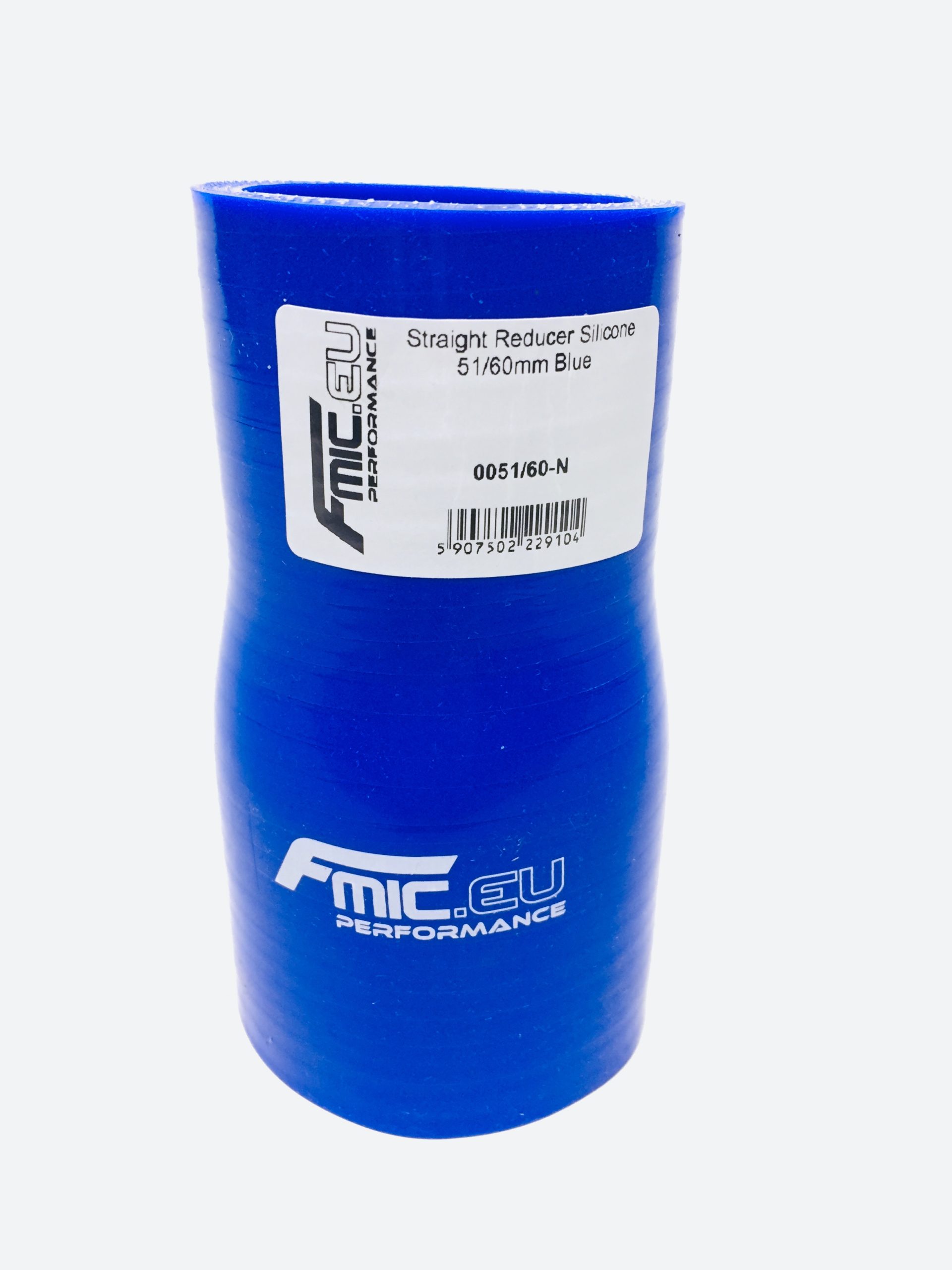 RACCORDO SILICONE RIDUZIONE 60-50 4 STRATI BLU CONDOTTO SILICONICO INTERCOOLER