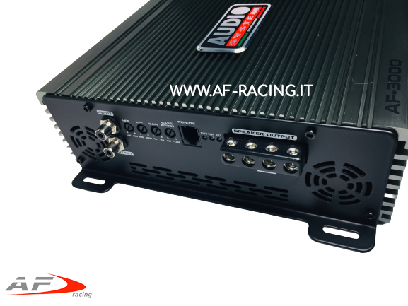 AMPLIFICATORE AUDIOSYSTEM AF3000 3000 WATT RMS FULL RANGE MONOFONICO CLASSE D PER SUBWOOFER O PORTIERE