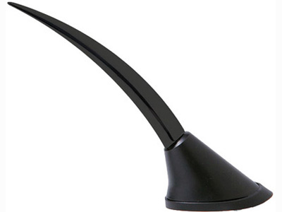 ANTENNA AUTO ARTIGLIO NERO OPACO UNIVERSALE IN METALLO CON ADATTATORI SUMEX RACE SPORT CON ADATTATORI