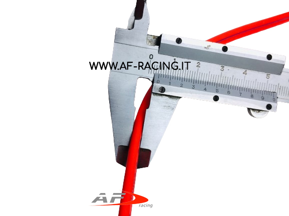 CAVO ALTOPARLANTI BIPOLARE RAME PURISSIMO DI ALTISSIMA QUALITA' OFC THENDER 1,15 MMQ X2 AMPLIFICATORI AUTO GUAINA ARANCIO FLUO