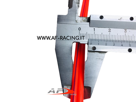 CAVO ALTOPARLANTI BIPOLARE RAME PURISSIMO DI ALTISSIMA QUALITA' OFC THENDER 1,15 MMQ X2 AMPLIFICATORI AUTO GUAINA ARANCIO FLUO