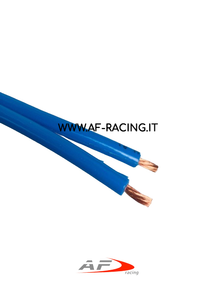 CAVO ALTOPARLANTI BIPOLARE RAME PURISSIMO DI ALTISSIMA QUALITA' OFC THENDER 2,69 MMQ X2 AMPLIFICATORI AUTO GUAINA BLU