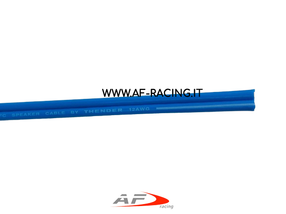 CAVO ALTOPARLANTI BIPOLARE RAME PURISSIMO DI ALTISSIMA QUALITA' OFC THENDER 2,69 MMQ X2 AMPLIFICATORI AUTO GUAINA BLU