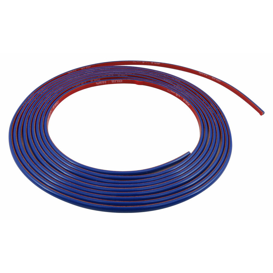 PROFILO ADESIVO BLU PER PARAURTI AUTO O CARENE MOTO INTERNI STRISCIA BLU ADESIVA 3D