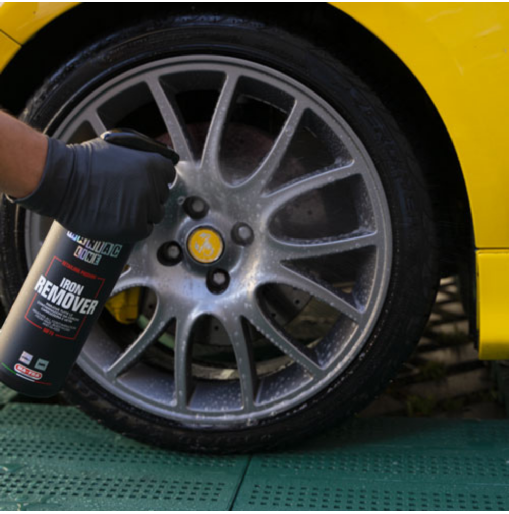 DECONTAMINANTE IRON REMOVER MAFRA MANIAC RESIDUI FERODO PULITORE CERCHI AUTO FALLOUT VIOLA 1 LITRO