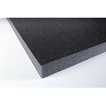 SPUGNA FONOASSORBENTE PIATTA ADESIVA MISURA 100X50 CM ALTEZZA CIRCA 15 mm ISOLANTE ACUSTICO PIATTO