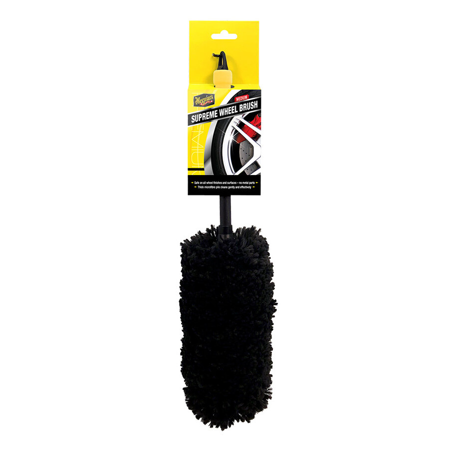 SPAZZOLA PULISCI CERCHI PROFESSIONALE MEGUIARS CON SETOLE IN MICROFIBRA ANTIGRAFFIO