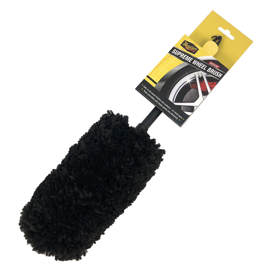 SPAZZOLA PULISCI CERCHI PROFESSIONALE MEGUIARS CON SETOLE IN MICROFIBRA ANTIGRAFFIO