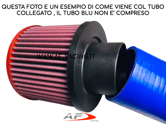 FILTRO ARIA SPORTIVO BMC CON PREFILTRO ASPIRAZIONE DIRETTA CILINDRICO CON INBOCCO ESTERNO RIGIDO 76mm FM369/08 PR