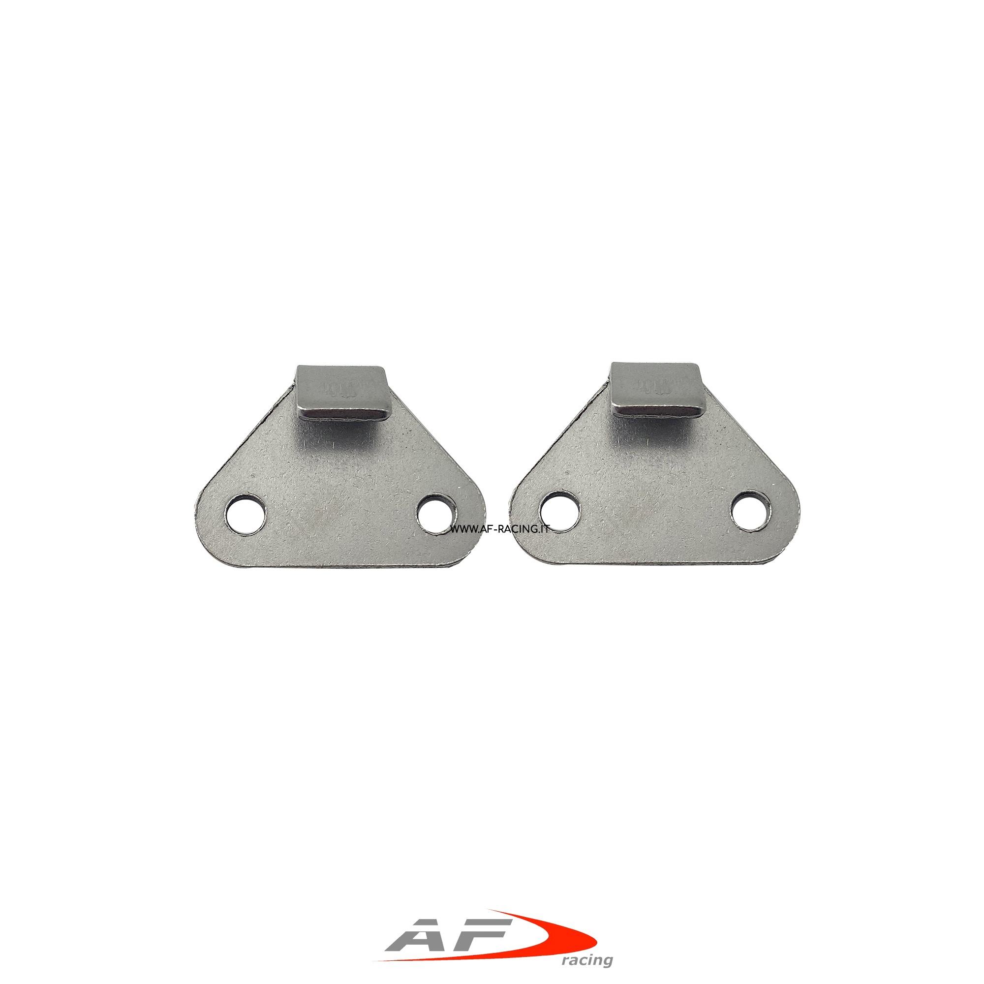 SGANCI RAPIDI COFANO PER AUTO DA CORSA RALLY PISTA SIMONI RACING A MOLLA COLORE SILVER