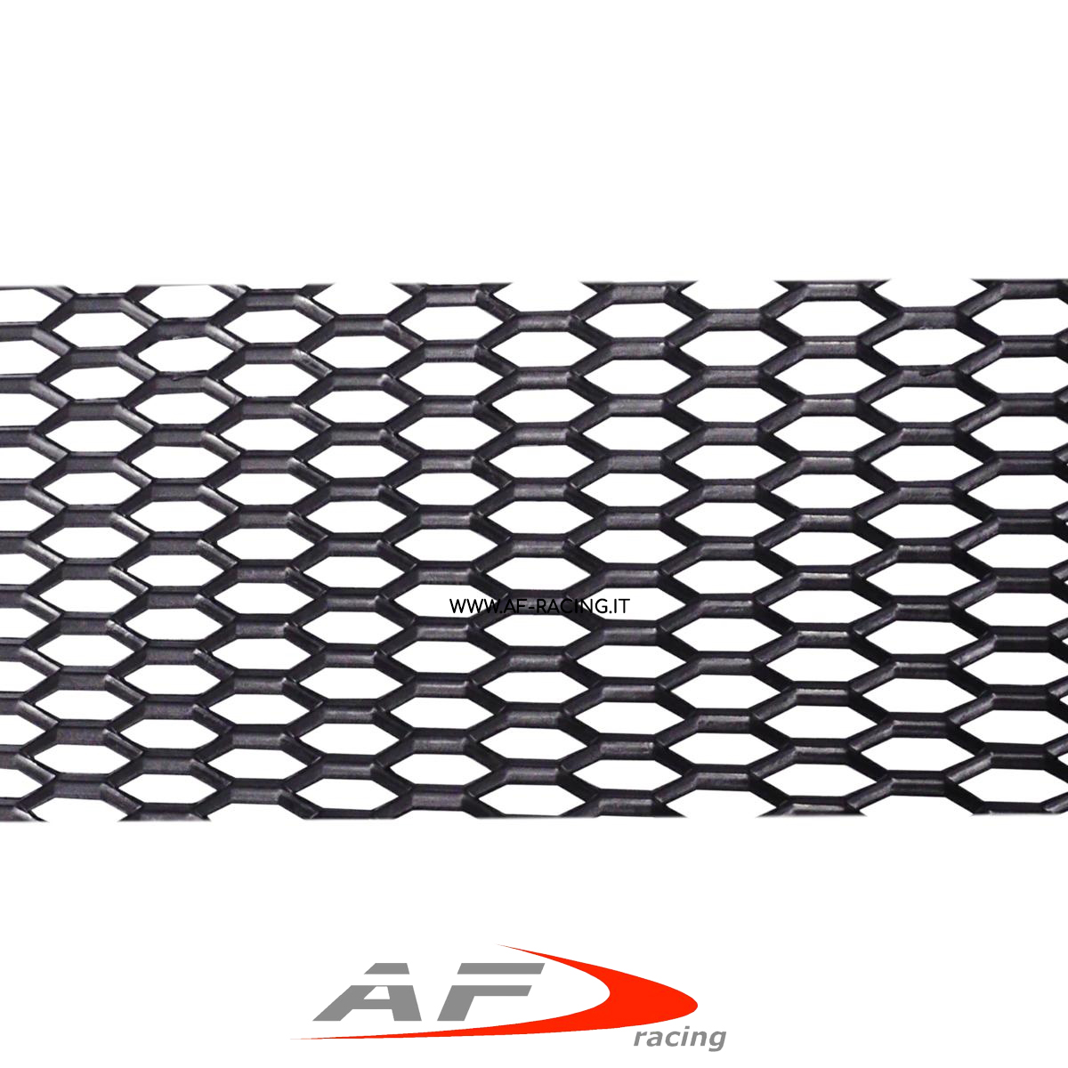 GRIGLIA PARAURTI AUTO SPORTIVA NIDO D'APE IN ABS MODIFICA PRESE D'ARIA 120x40 cm FORO 8x22 mm