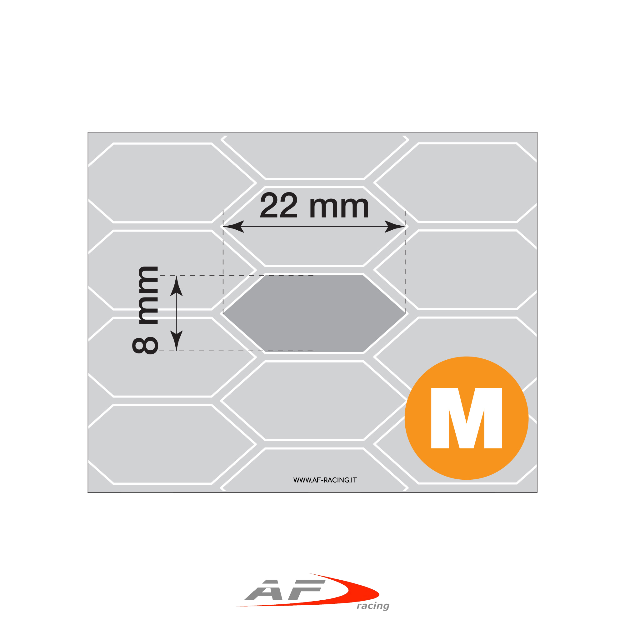 GRIGLIA PARAURTI AUTO SPORTIVA NIDO D'APE IN ABS MODIFICA PRESE D'ARIA 120x40 cm FORO 8x22 mm