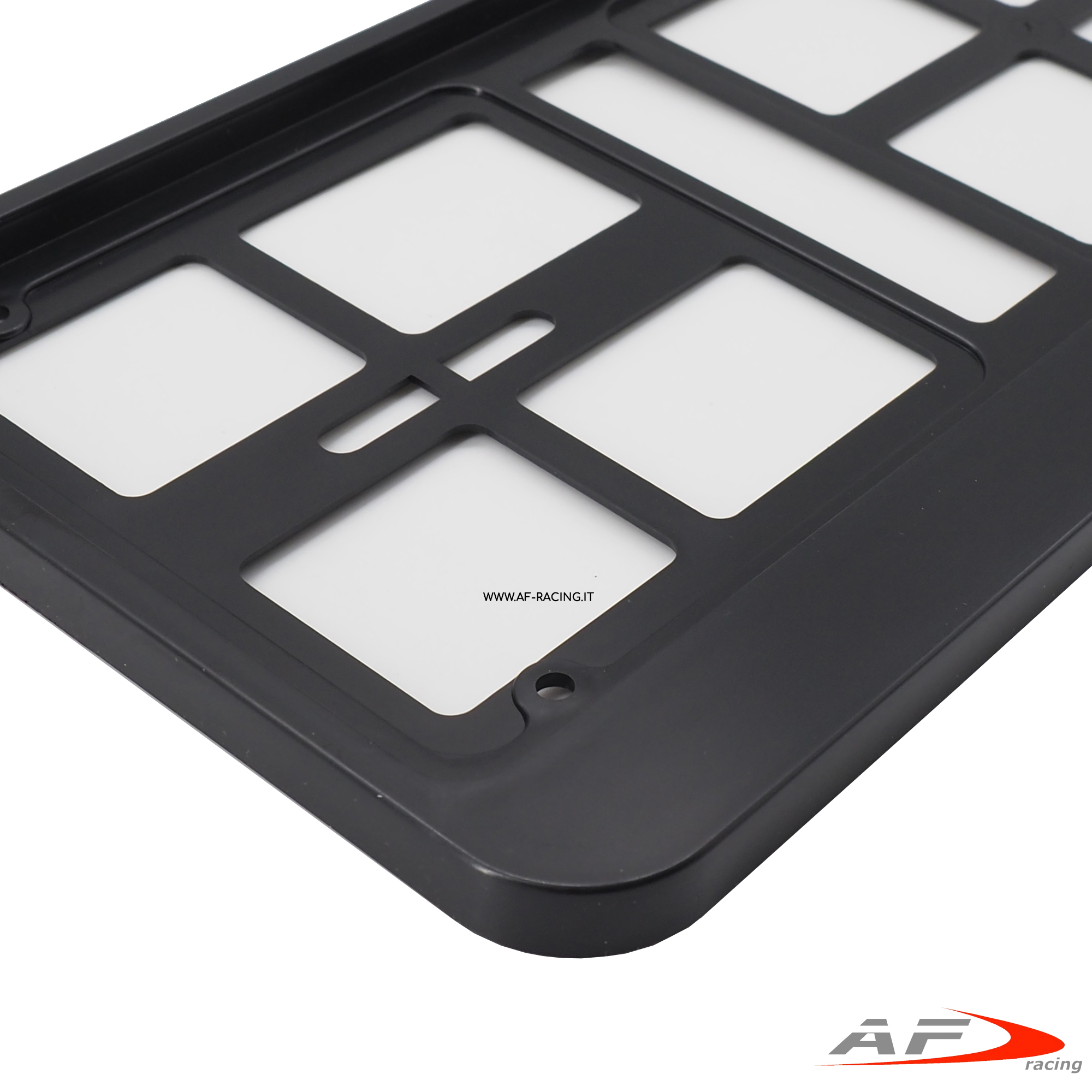 PORTA TARGA ANTERIORE NERO SIMONI RACING PORTATARGA PARAURTI AUTO TARGA ITALIANA