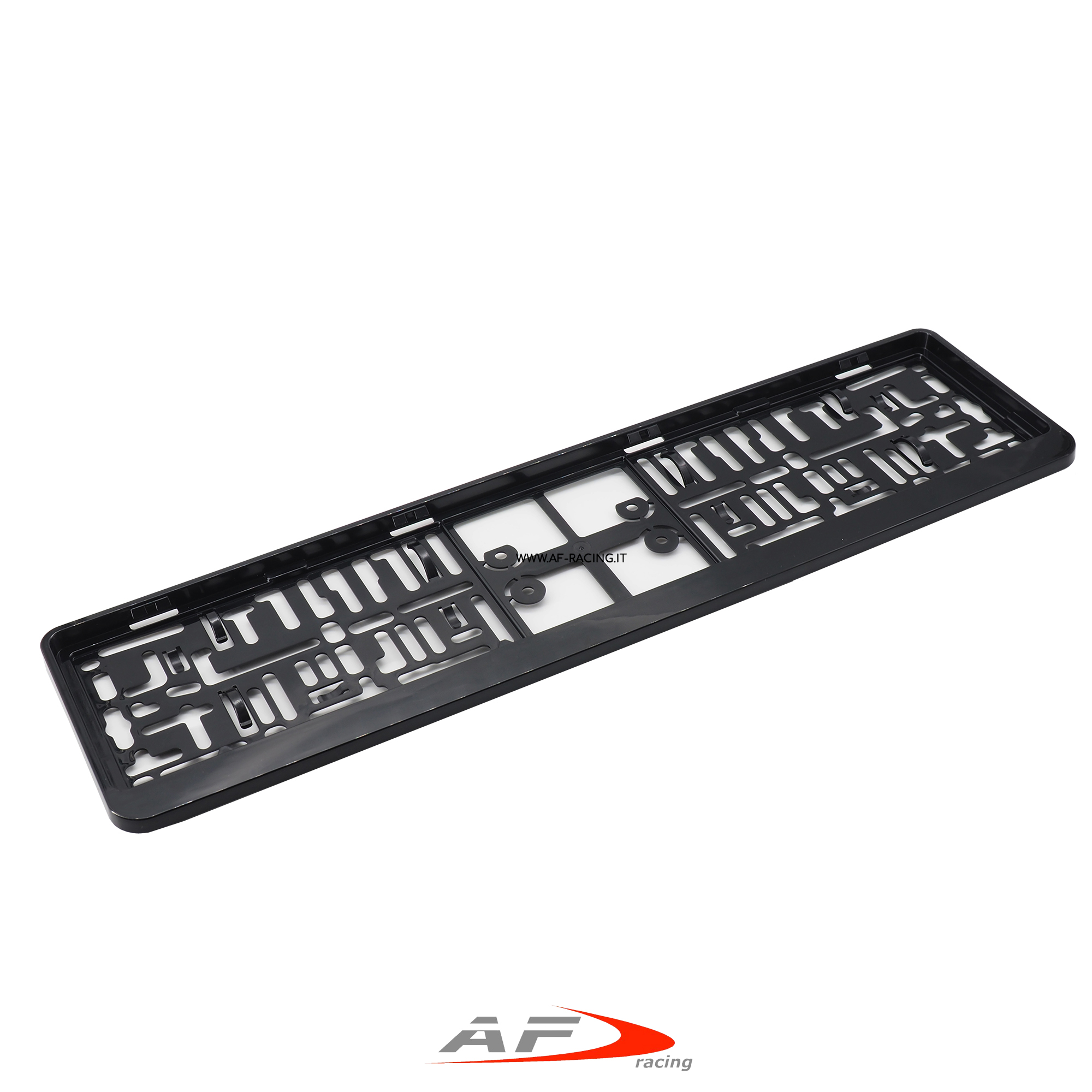 PORTA TARGA POSTERIORE NERO SIMONI RACING PORTATARGA PARAURTI AUTO TARGA ITALIANA