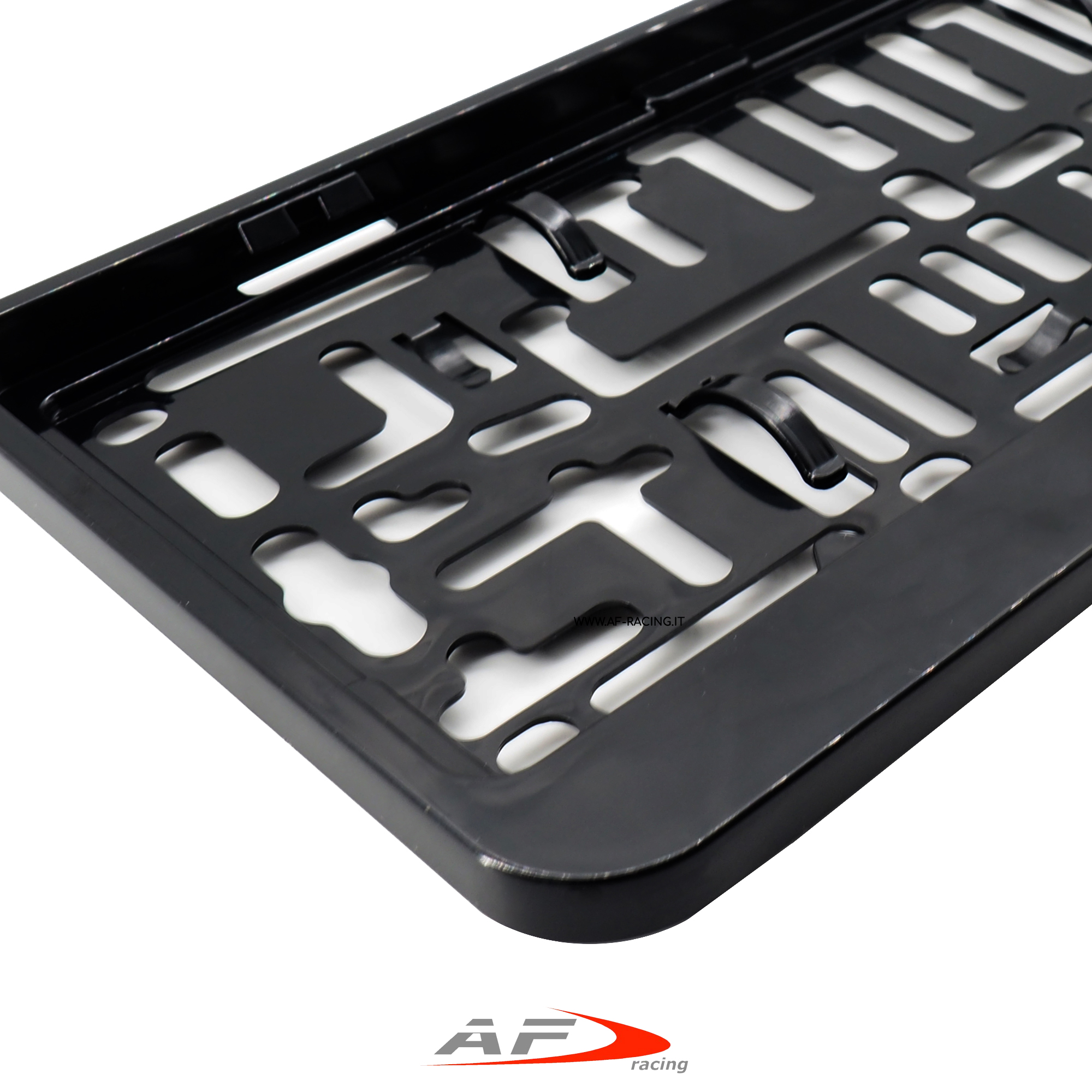 PORTA TARGA POSTERIORE NERO SIMONI RACING PORTATARGA PARAURTI AUTO TARGA ITALIANA