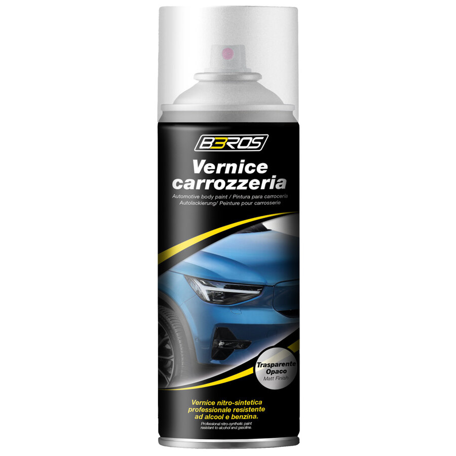 BOMBOLETTA VERNICE SPRAY PROFESSIONALE B BROS TRASPARENTE OPACO MOLTIUSO E CARROZZERIA