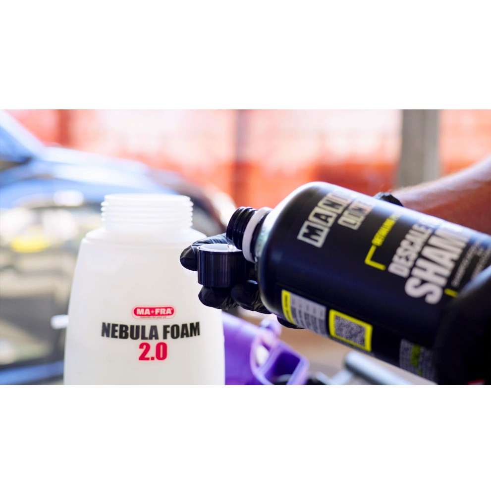 SHAMPOO FOAM PER AUTO MOTO MA FRA ACIDO ANTI CALCARE DESCALE FOAM MANIAC PROFESSIONALE PER DETAILING AUTO