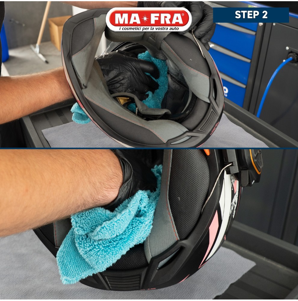 PULITORE IGIENIZZANTE CASCO SCHIUMA FOAM ANTIBATTERICO MA FRA PULICASCO 100 ml