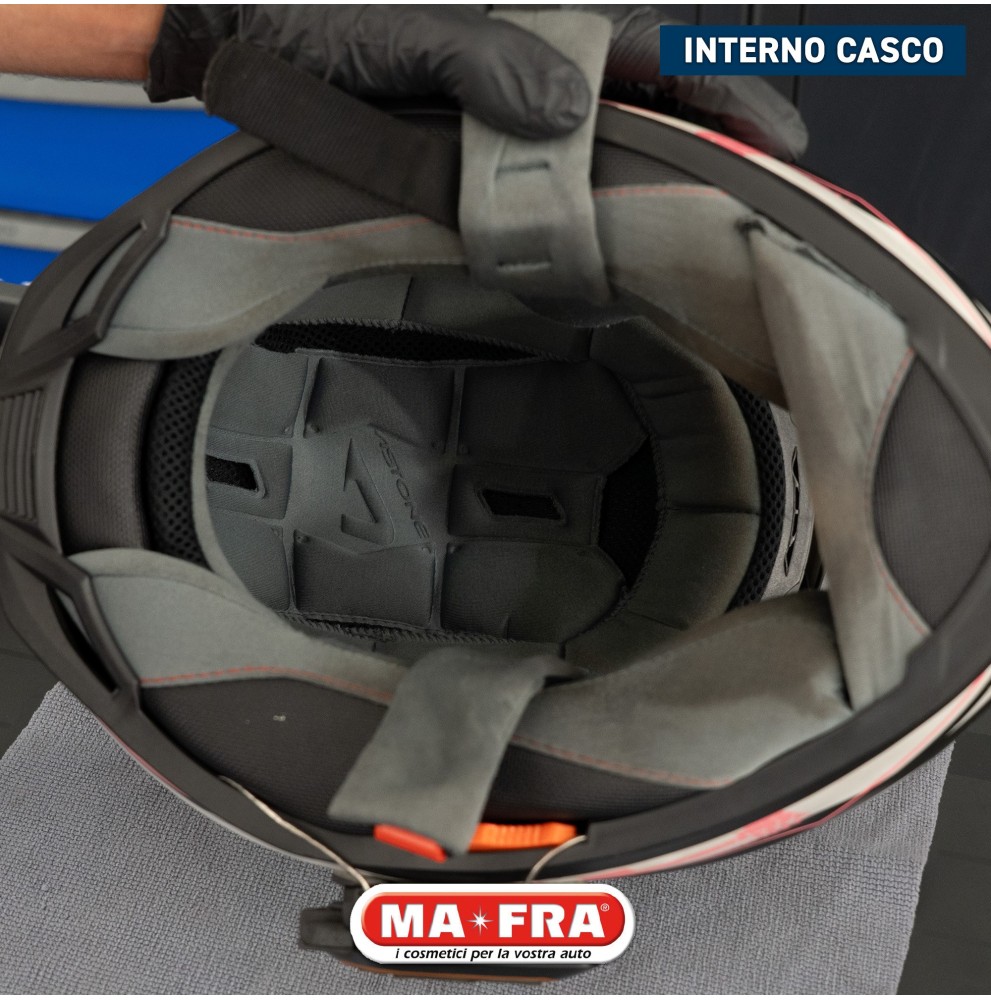 PULITORE IGIENIZZANTE CASCO SCHIUMA FOAM ANTIBATTERICO MA FRA PULICASCO 100 ml