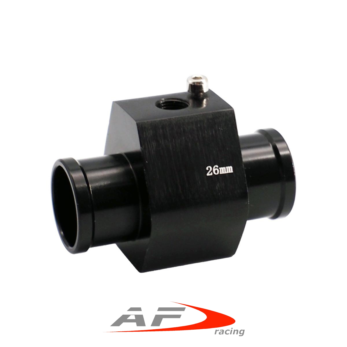 FLANGIA ALLUMINIO RACCORDO PER SENSORE TEMPERATURA ACQUA SIMONI RACING DIAMETRO 26 mm
