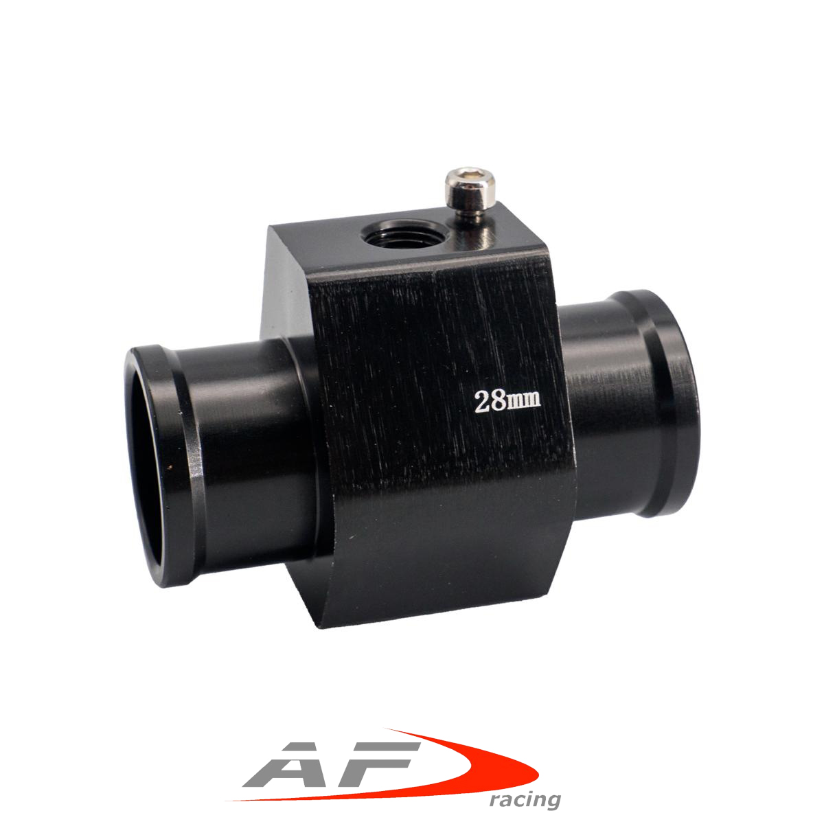 FLANGIA ALLUMINIO RACCORDO PER SENSORE TEMPERATURA ACQUA SIMONI RACING DIAMETRO 28 mm