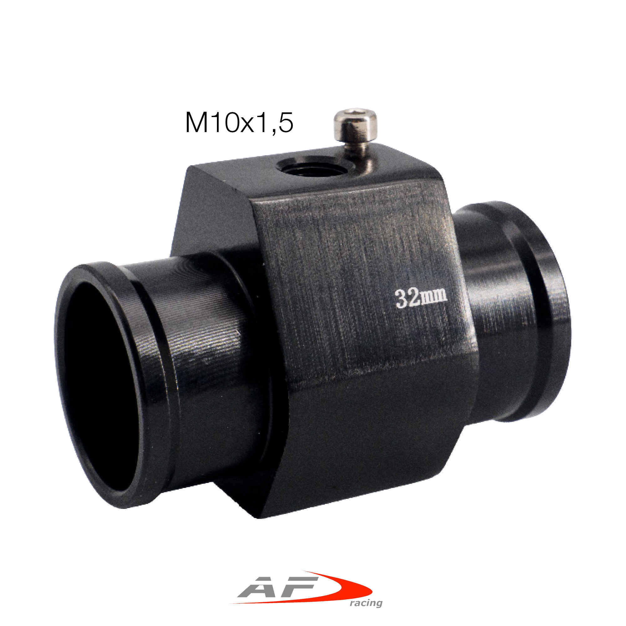 FLANGIA ALLUMINIO RACCORDO PER SENSORE TEMPERATURA ACQUA SIMONI RACING DIAMETRO 32 mm